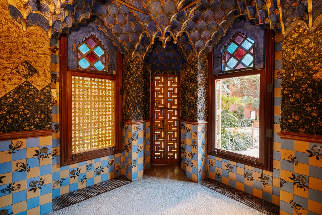 Interior decorat de la Casa Vicens