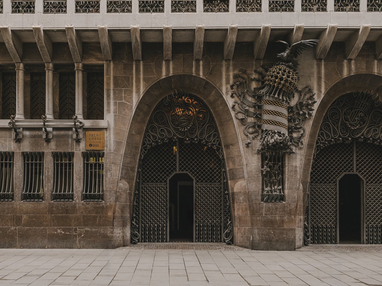 Entrada principal del Palau Güell