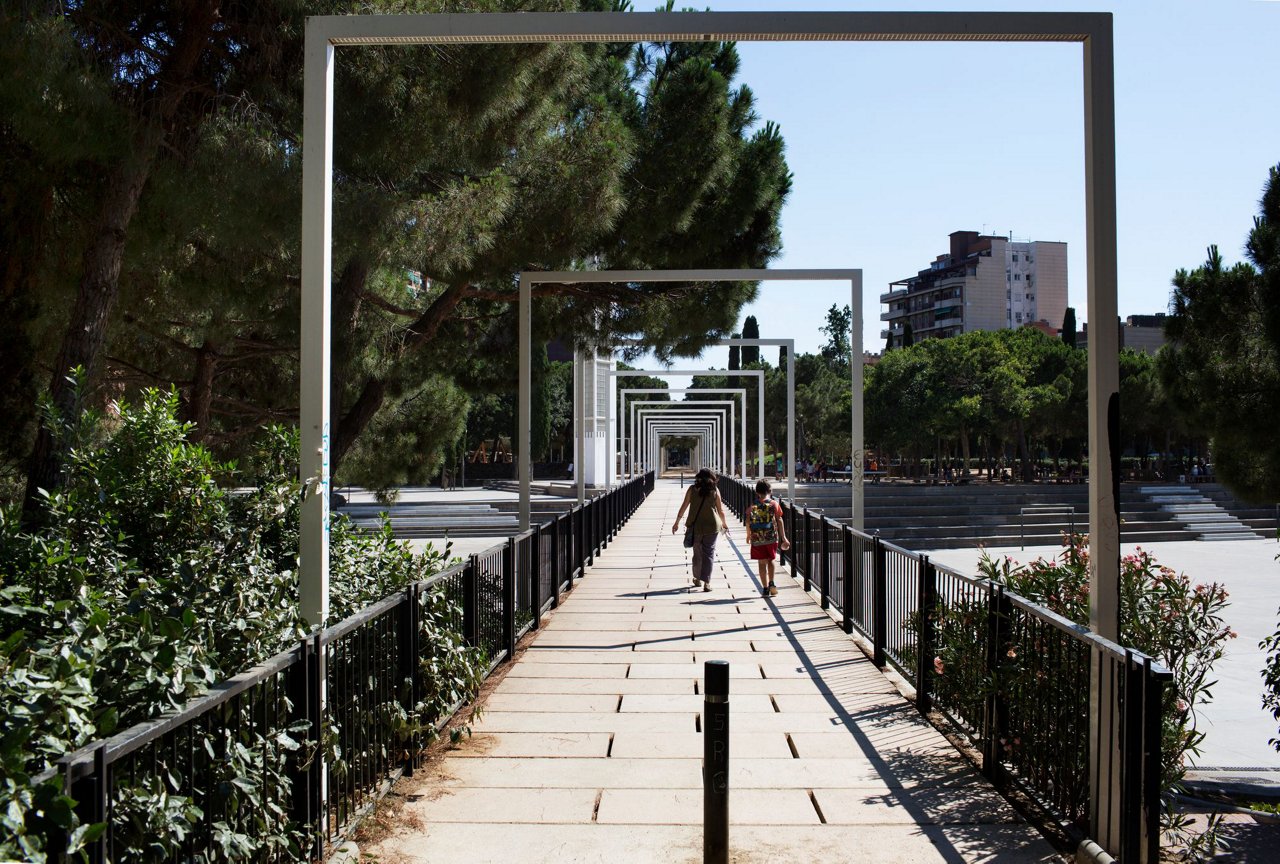Passarel·la al Parc del Clot