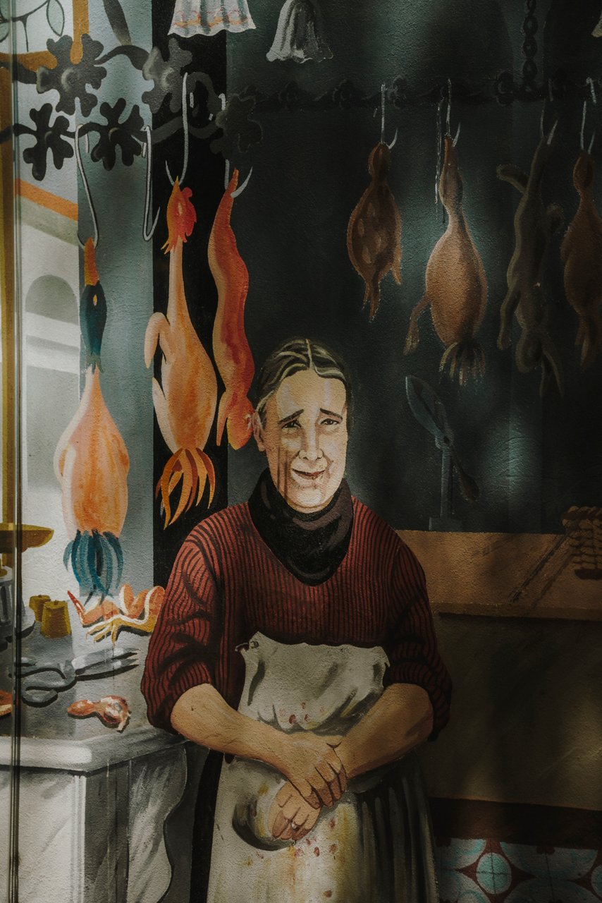  Trompe l'oeil davant el Mercat de Santa Caterina