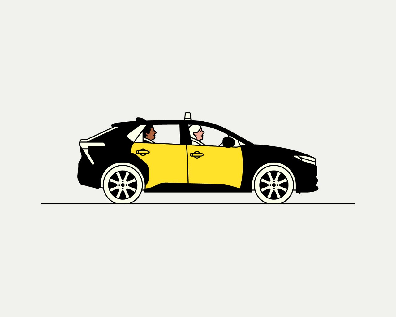 Il·lustració taxi