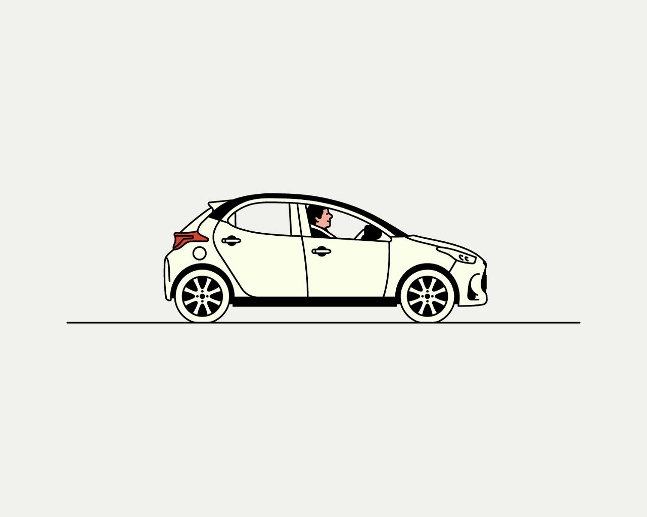 Il·lustració cotxe