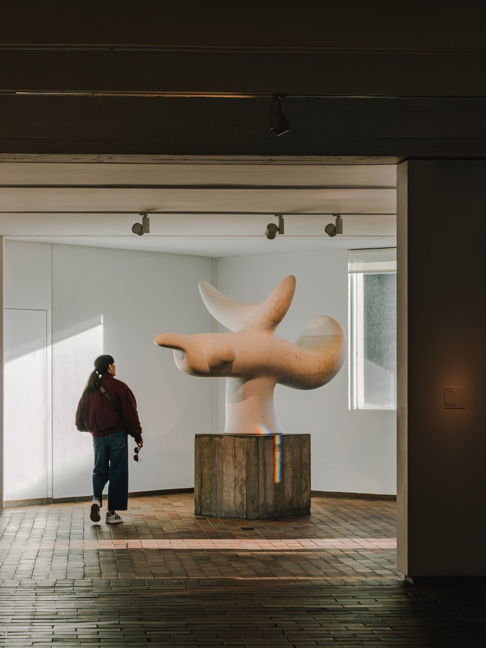 Escultura "Ocell solar" a la Fundació Joan Miró