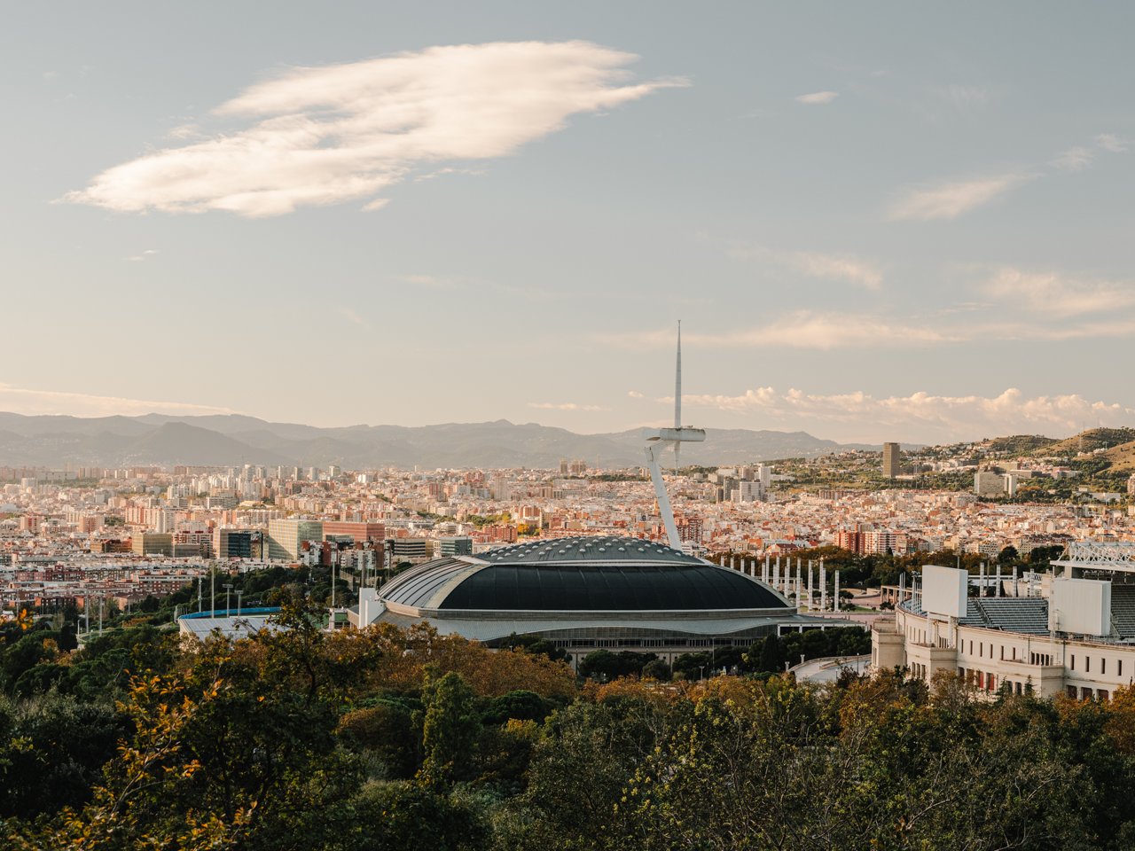 Vista panoràmica de Barcelona