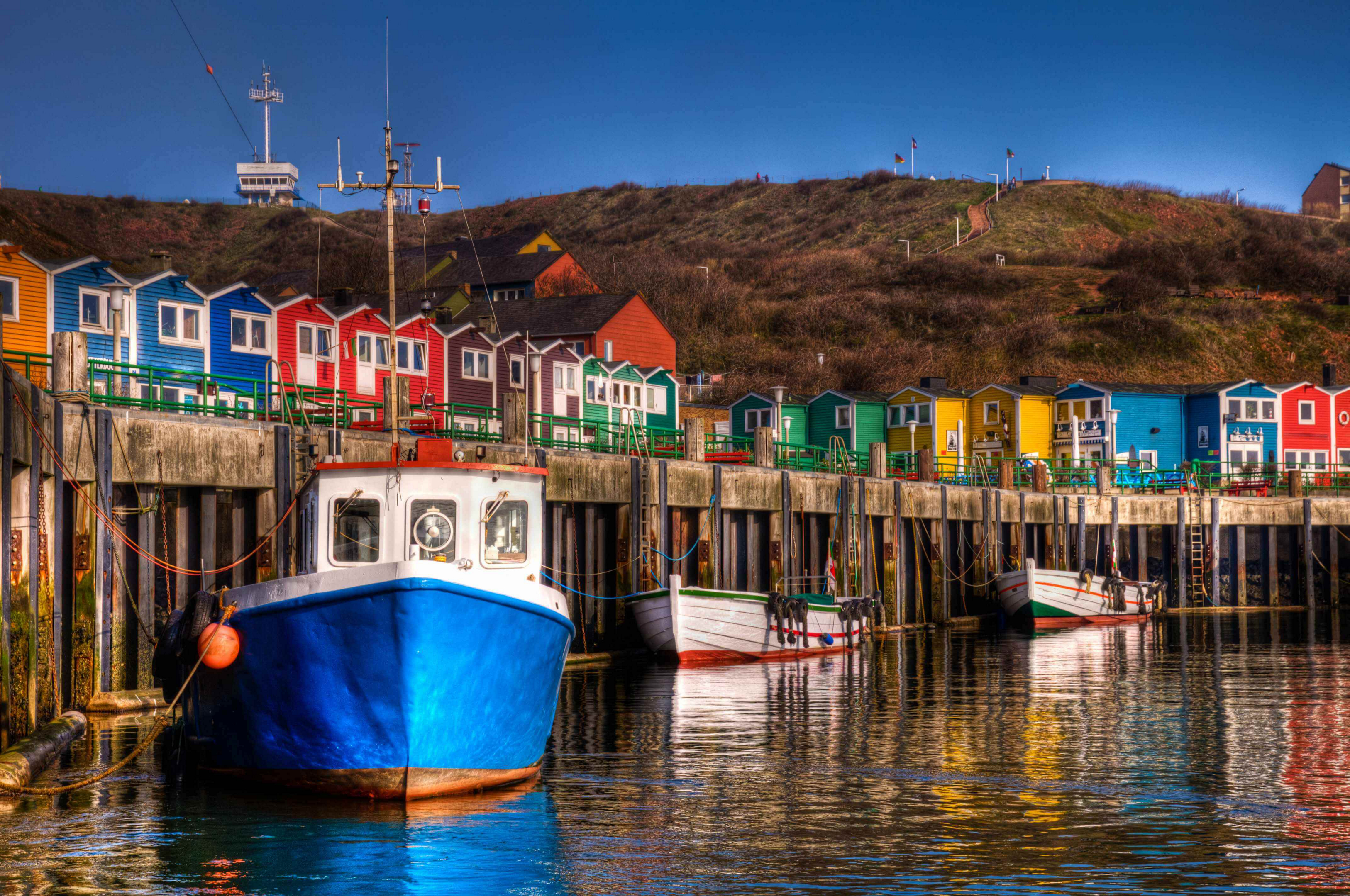 Ausflüge Hamburg: Hafen von Helgoland