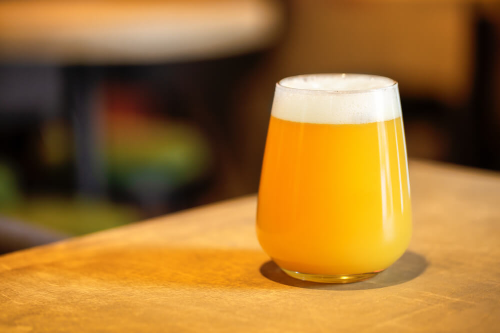 Enjoy a hazy IPA beer in Mexico.