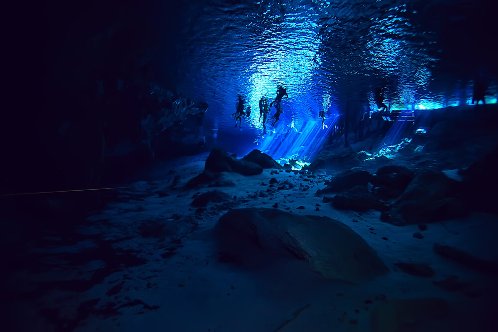 The Cenote Angelita Mexico is a top place to go for a swim when visiting Tulum