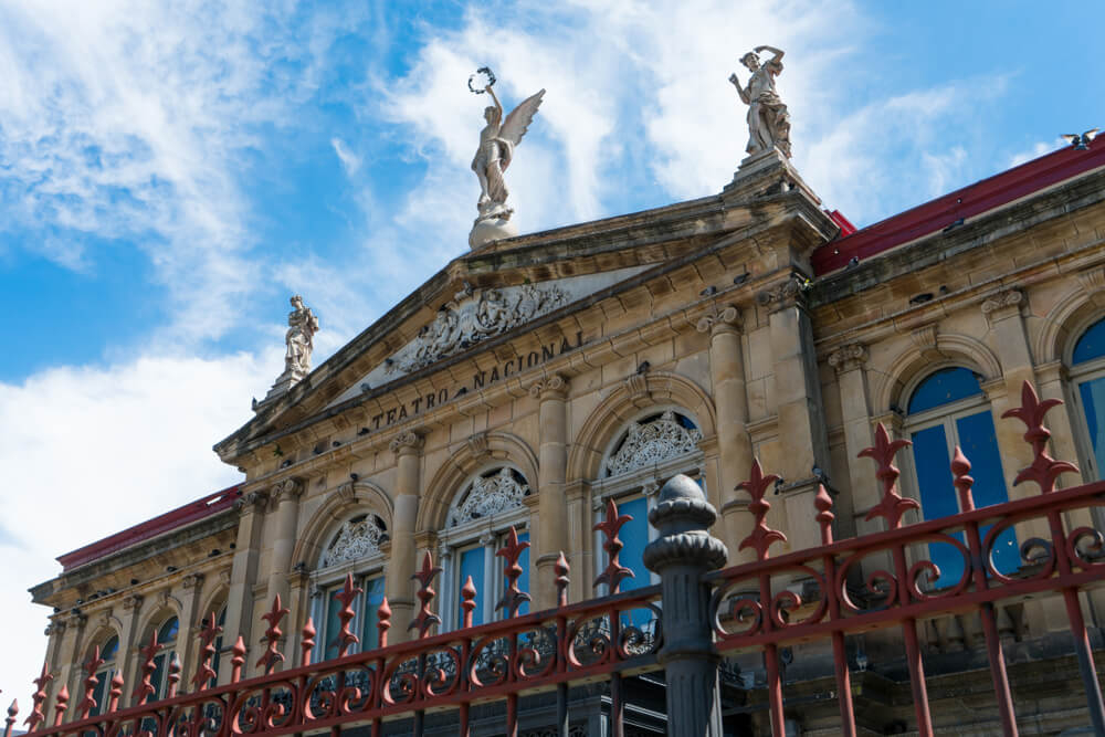 Costa Rica Kultur: das Nationaltheater in San José.