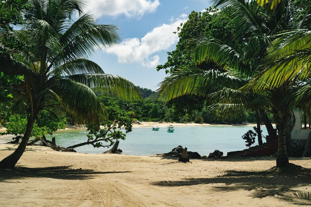 Einer der schönsten Strände der Samaná-Halbinsel: Playa Rincón.