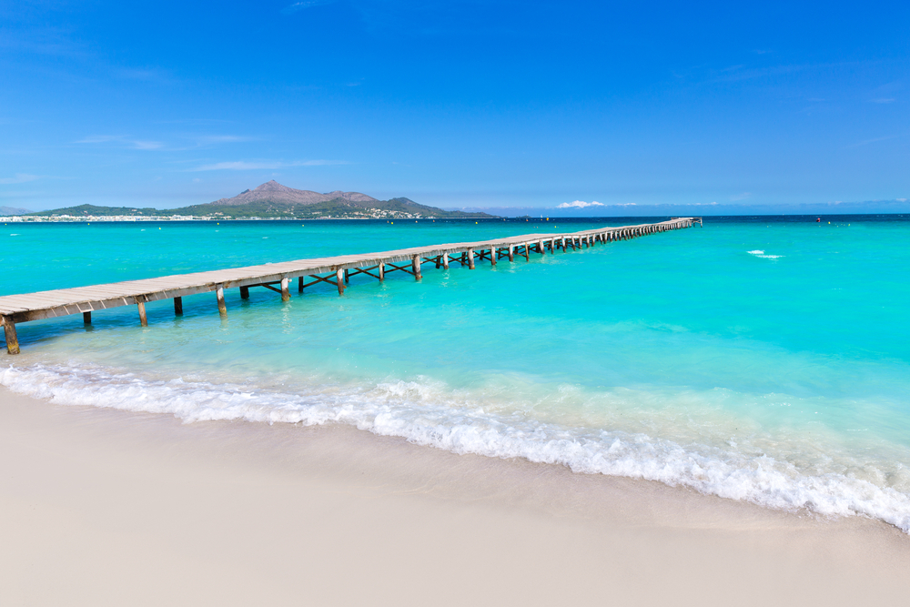 Der Strand Playa de Muro auf Mallorca.