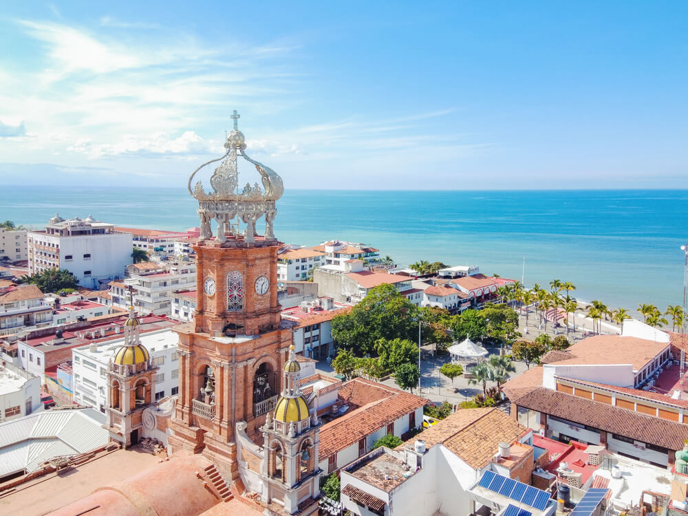 Girls’ Trip Ideas: The town of Puerto Vallarta as seen from above