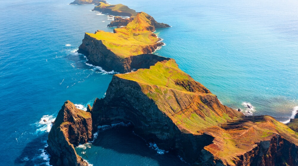 Aussicht auf die Ponta de São Lourenço in Madeira.