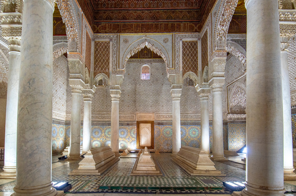 Die Saadier Gräber in Marrakesch, Marokko.