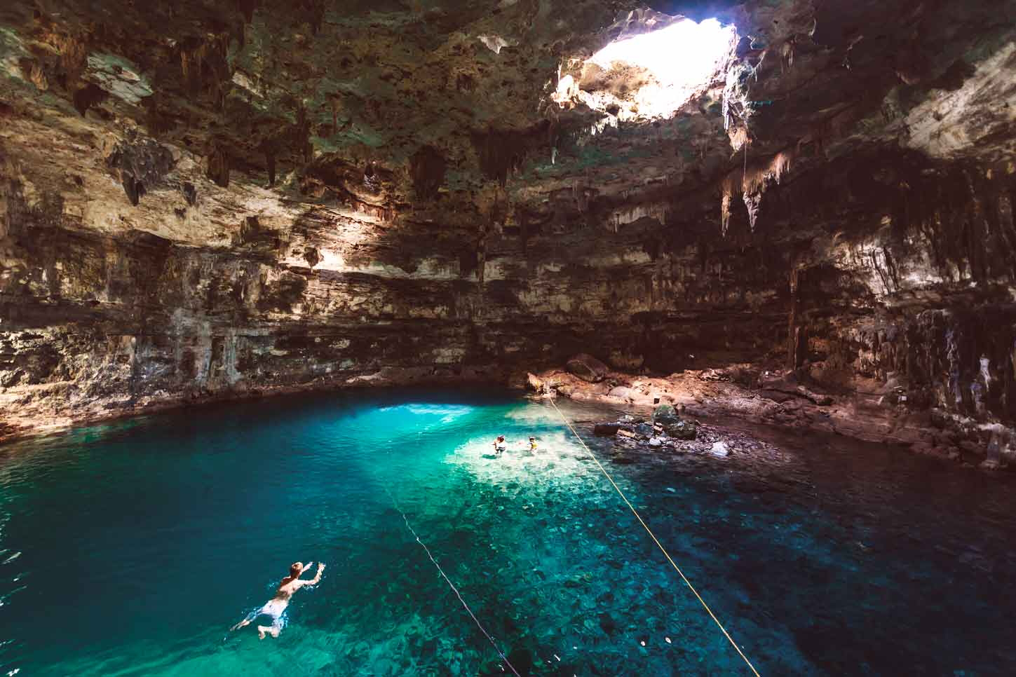 Urlaub in Yucatan, Mexiko: Tauchen in den Cenoten.