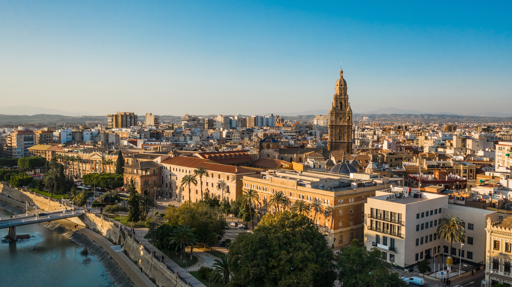 Murcia city: Panoramic views of the city of Murcia