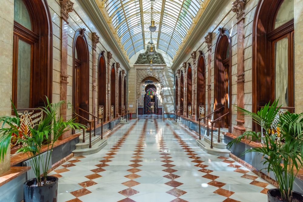 The interiors of the Murcia Casino