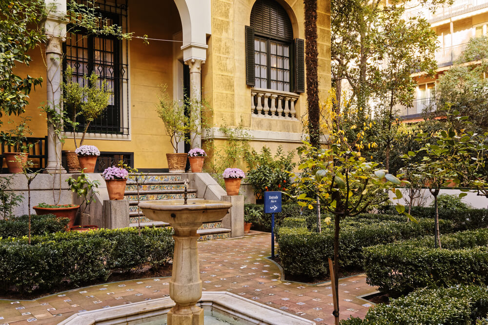 Garten im Sorolla-Museum.