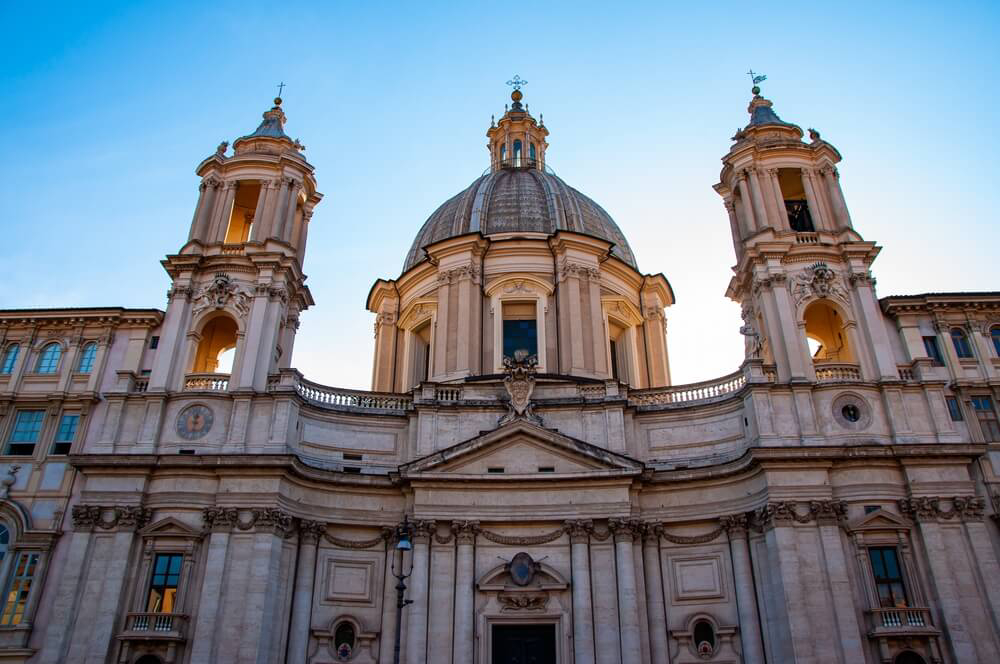 Gladiator Museum: A grand, stone facade with two turrets and a central dome