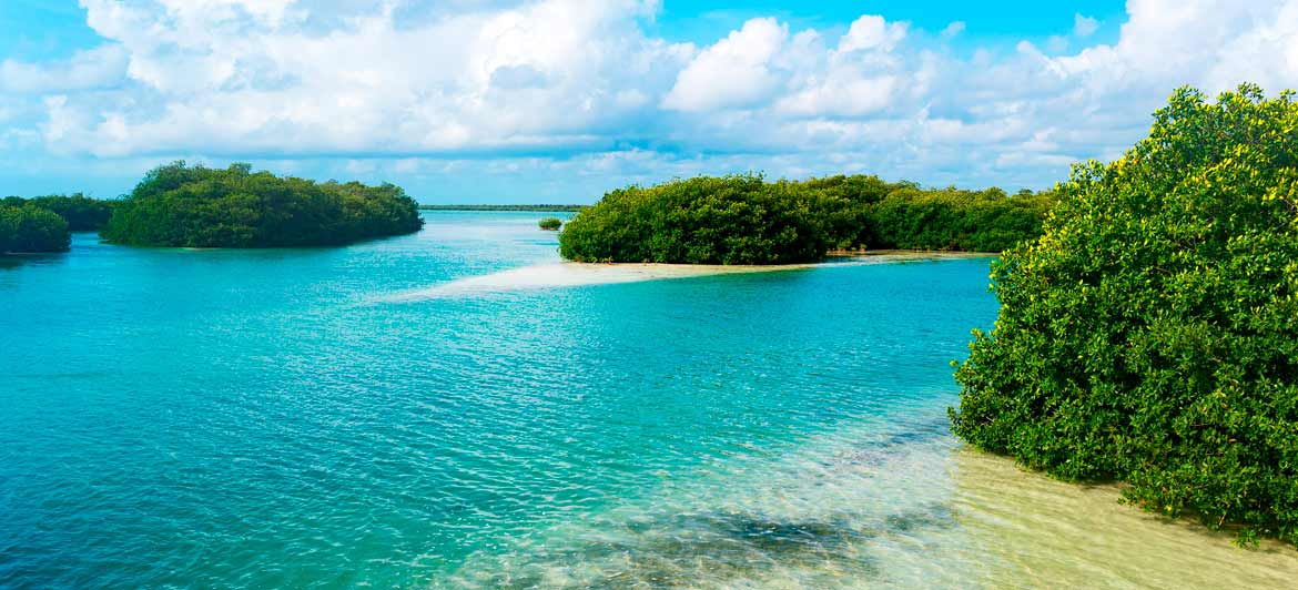 Das Biosphärenreservat Sian Ka'an in Mexiko