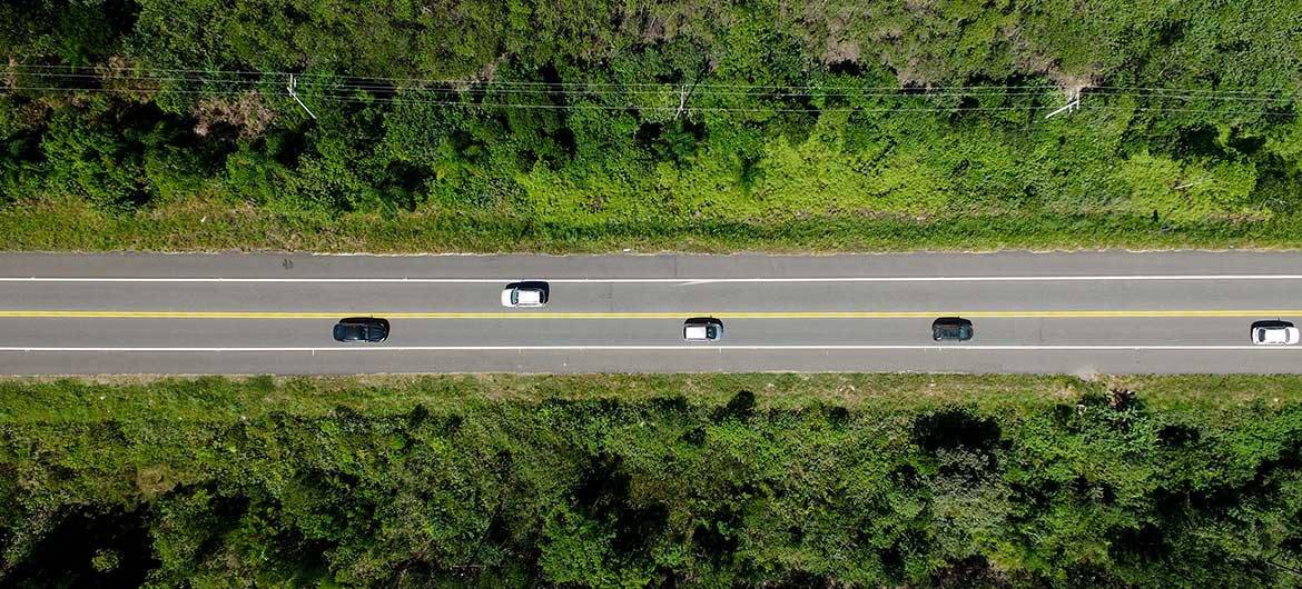 Carretera panamericana por Nicaragua