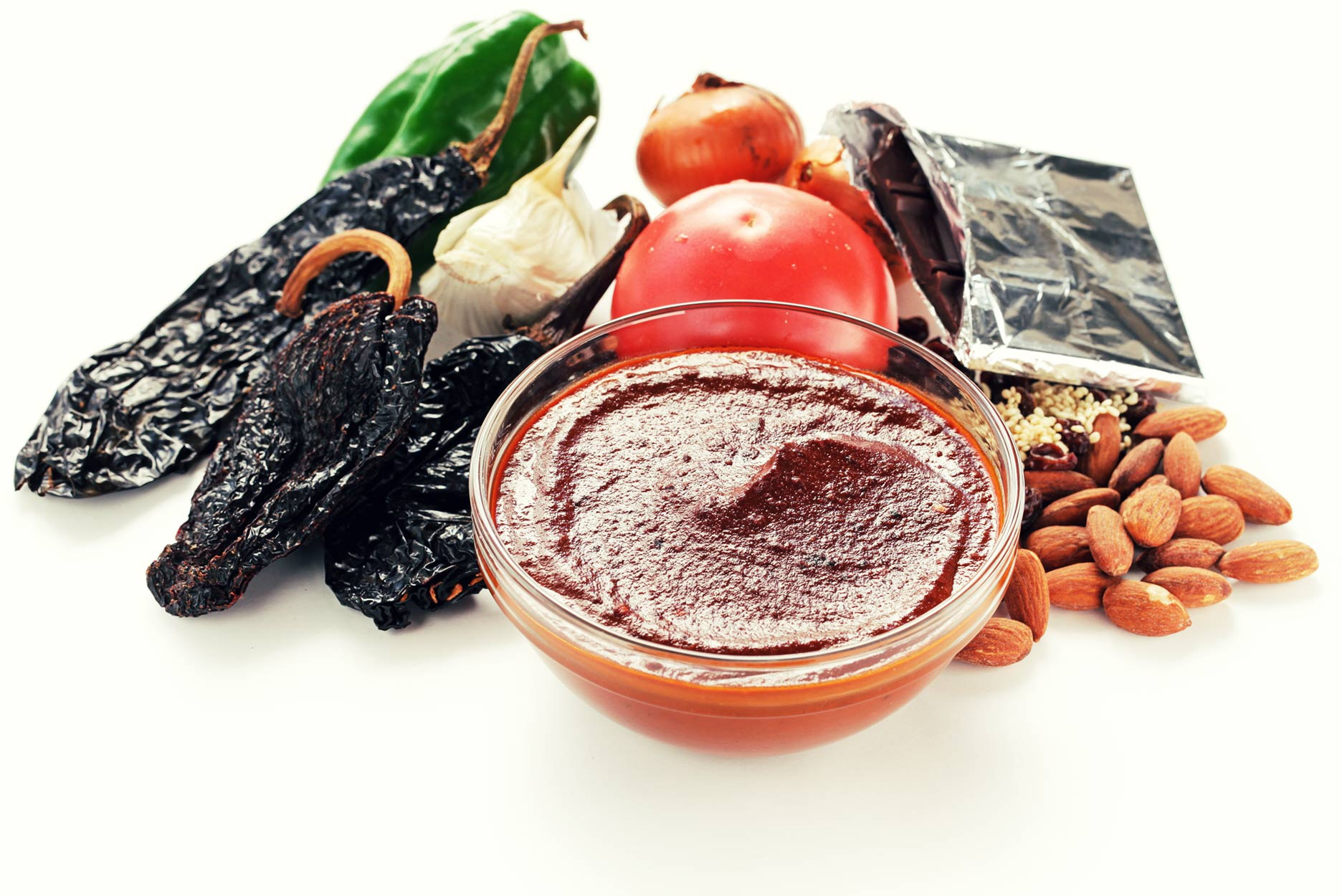 Ingredientes del mole poblano