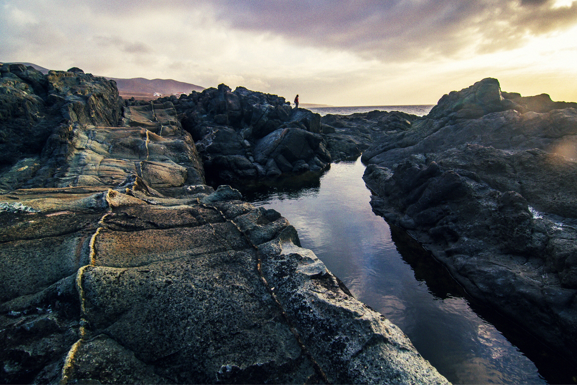 Aguas verdes en Fuerteventura