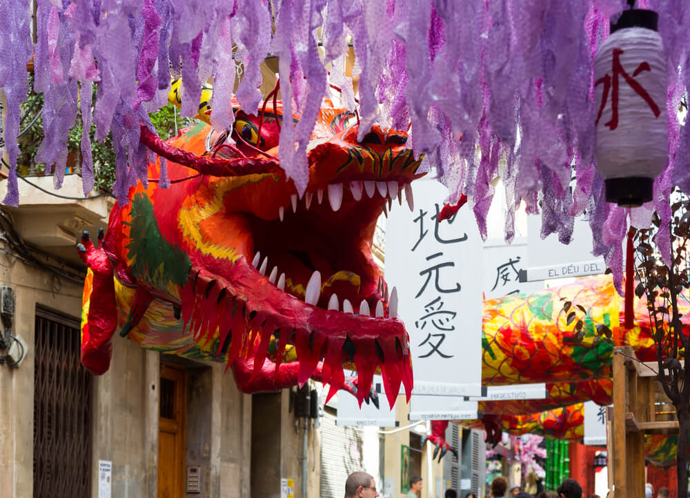 La decoración de las calles en las fiestas de Gracia