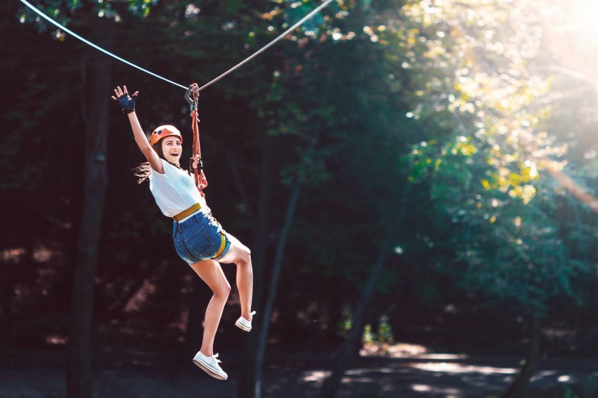 Es gibt in Punta Cana Aktivitäten ohne Ende: hier die beliebte Zipline