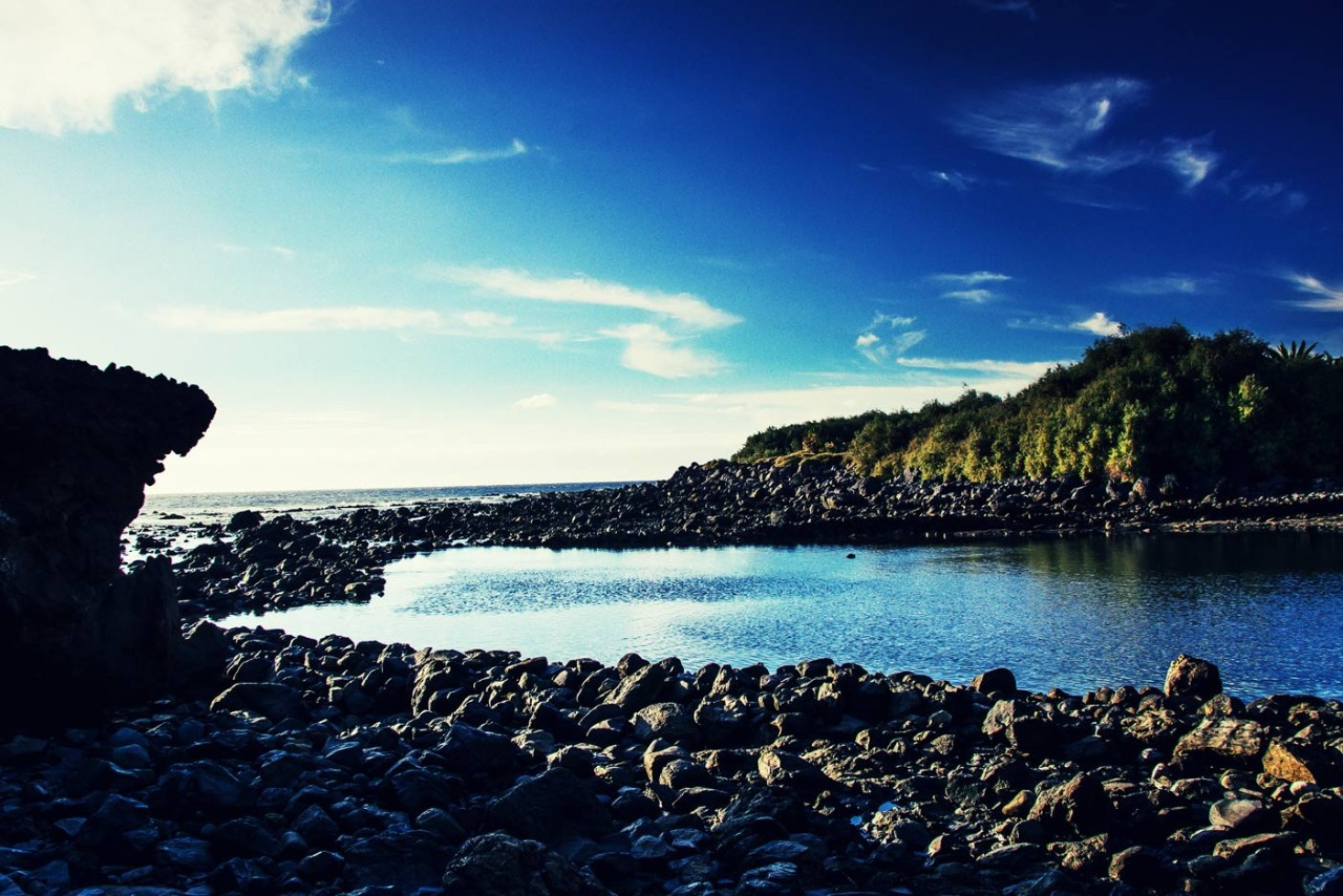 Splash about in the vast tide pools of Charco del Conde La Gomera