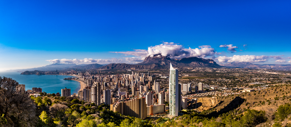 Benidorm skyline