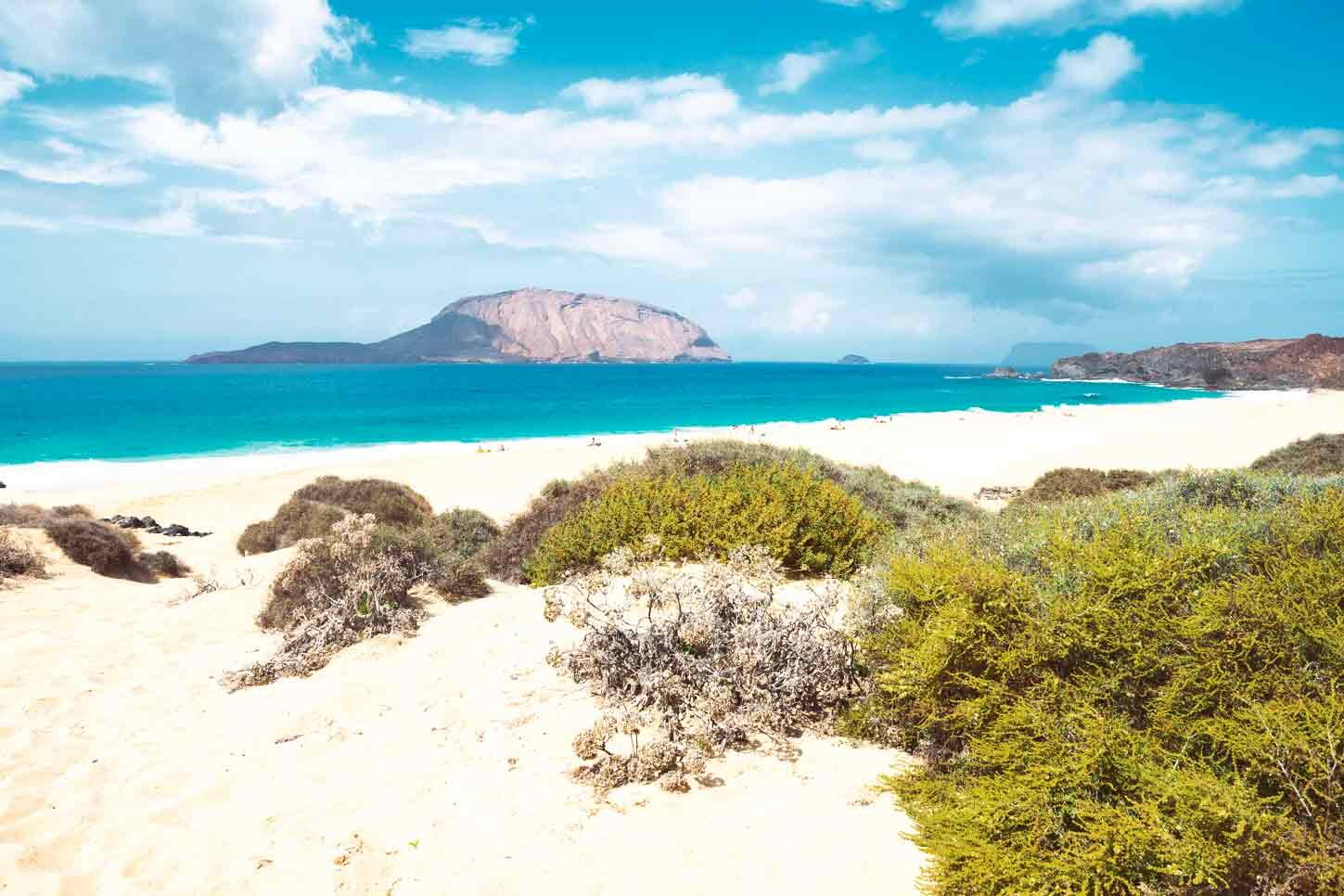 Welche kanarische Insel ist die kleinste? La Graciosa.