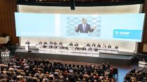 BASF-Vorstandsvorsitzender Dr. Martin Brudermüller während seiner Rede zur Hauptversammlung 