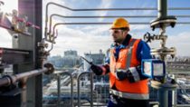 BASF engineer at production site