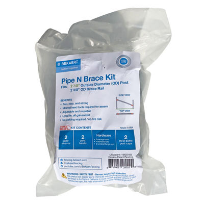 Pipe Brace Kit 2 7/8" N Galv.