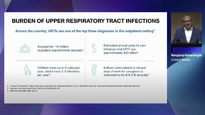 Burden of Upper RESPIRATORY Tract Infections Webinar Cover