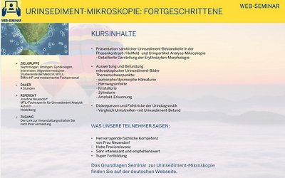 Urinsediment-Mikrokopie: Fortgeschrittene