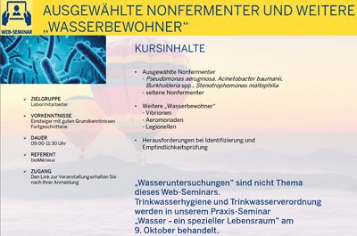Ausgewählte Nonfermenter und weitere „Wasserbewohner“
