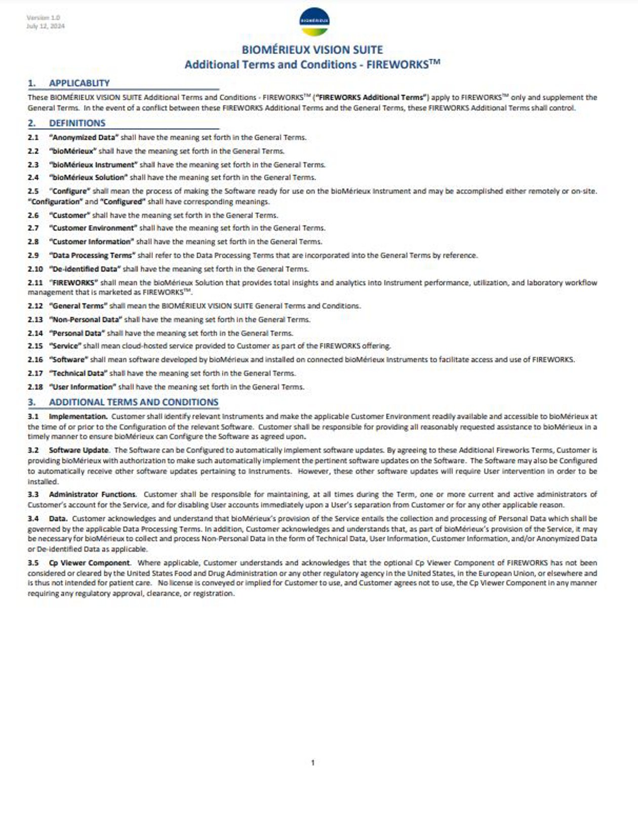 Terms and Conditions