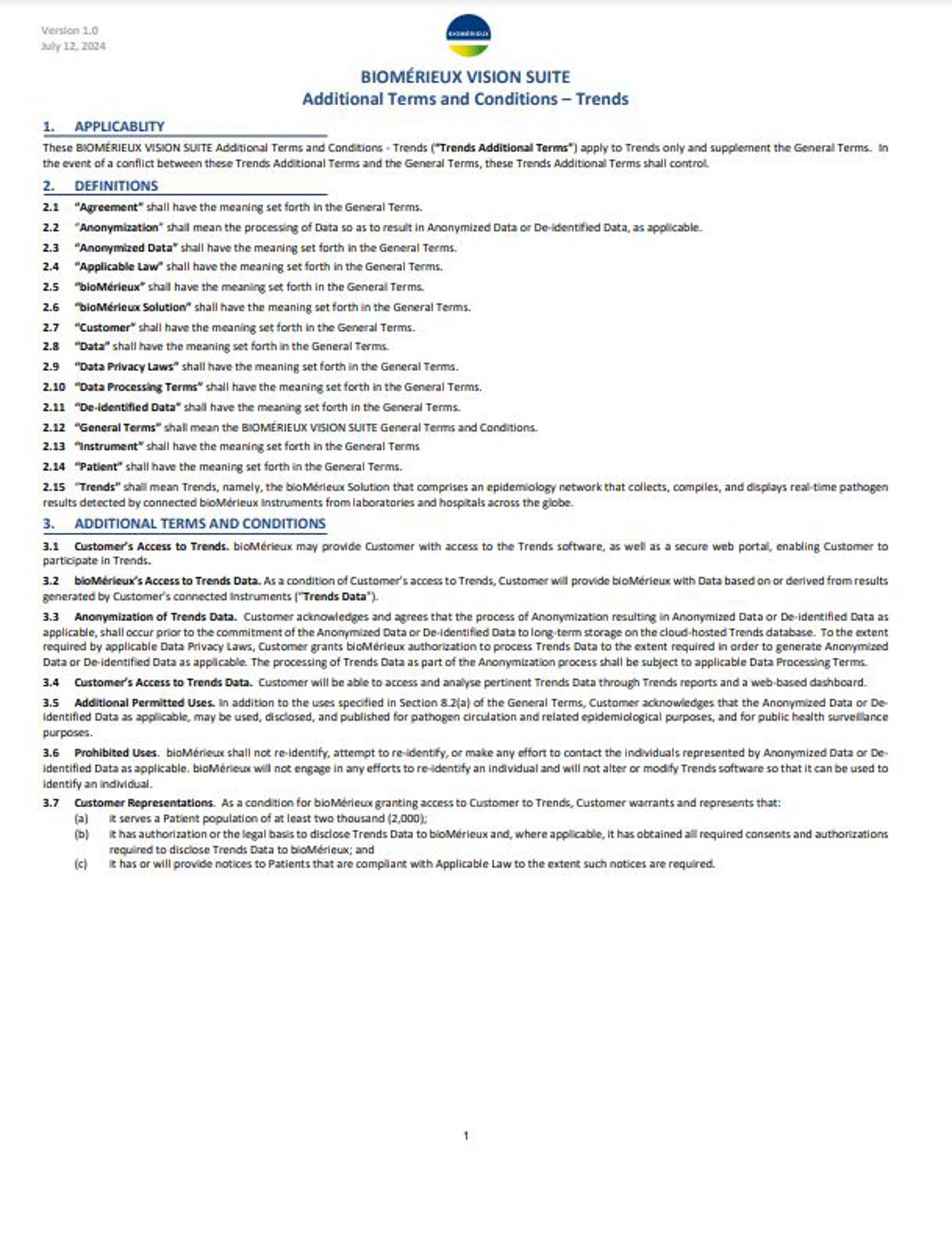 Terms and Conditions