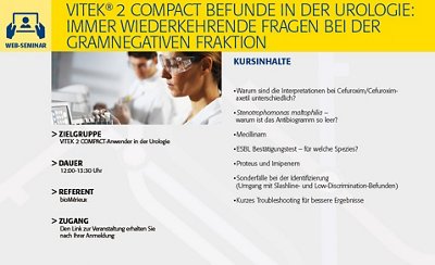 VITEK® 2 COMPACT Befunde in der Urologie: Immer wiederkehrende Fragen bei der gramnegativen Fraktion