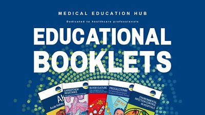 Photo of our service booklets illustrating Medical Education Education Booklets