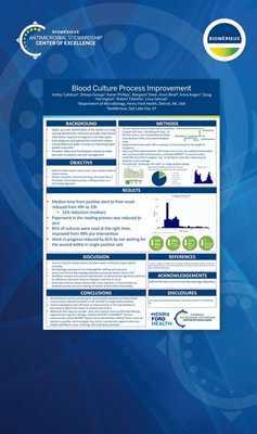 Case Study poster: Blood Culture Process Improvement