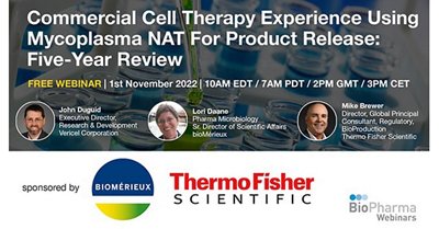 Commercial cell therapy webinar