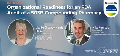 Organizational Readiness for an FDA Audit of a 503B Compounding Pharmacy