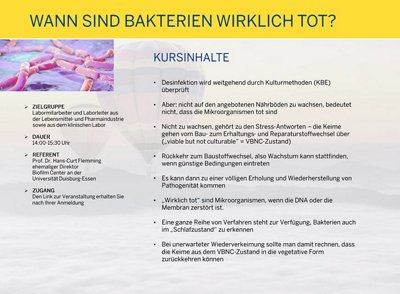 Tote Bakterien