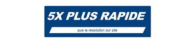 5&nbsp;fois plus rapide