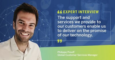 Interview with Philippe Prouff, Global Customer Services Manager