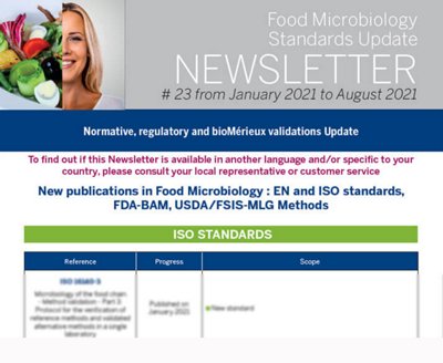 FOOD MICROBIOLOGY STANDARDS UPDATED NEWSLETTER N°23 