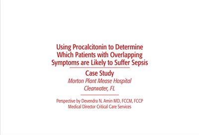Using PCT to determine Which Patients are likely to suffer Sepsis