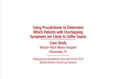 Using PCT to determine Which Patients are likely to suffer Sepsis